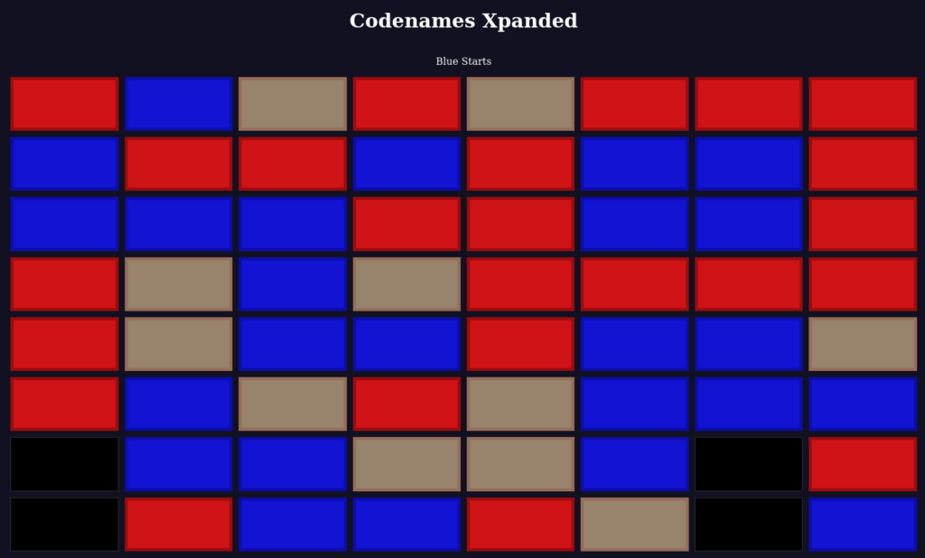 Codenames Xpanded